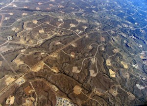 fracking field